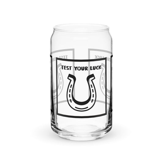 Horse Shoe Can-Shaped Glass